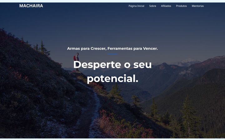 Screenshot of machaira.com.br