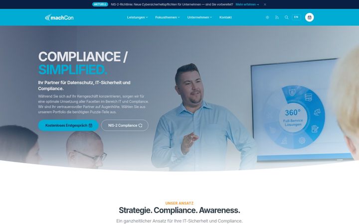 Screenshot of machcon.es