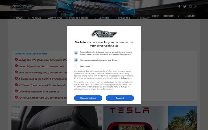 Screenshot of macheforum.com