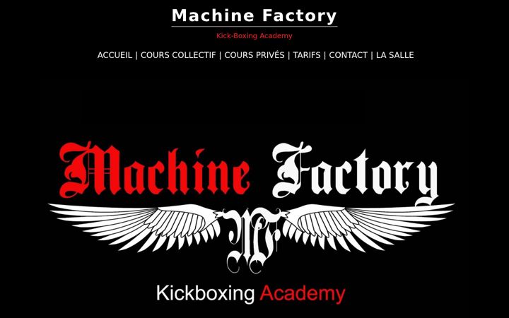 Screenshot of machine-factory.ch