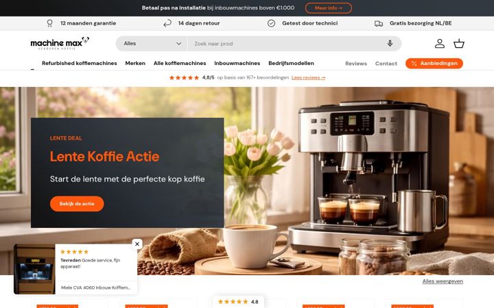 Screenshot of machinemax.nl