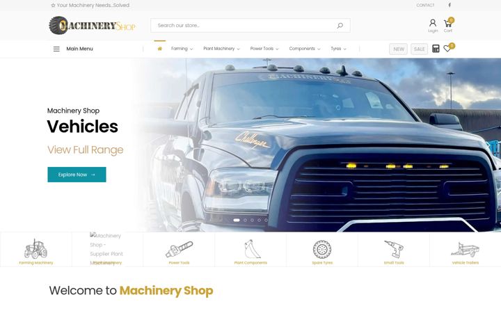 Screenshot of machineryshop.co.uk