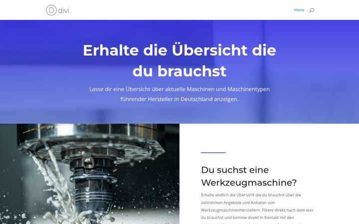 Screenshot of machines4production.de