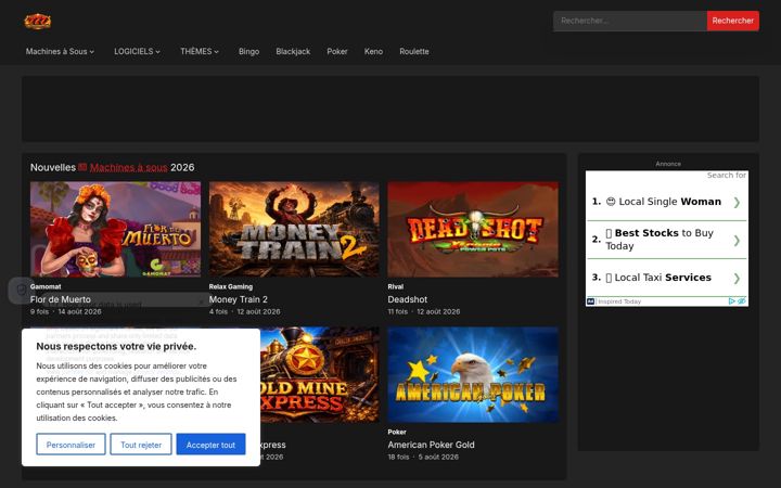Screenshot of machinesasouss777.com