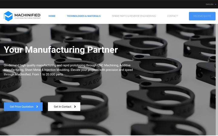 Screenshot of machinified.com
