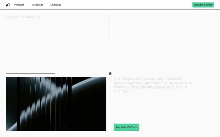 Screenshot of machinify.com