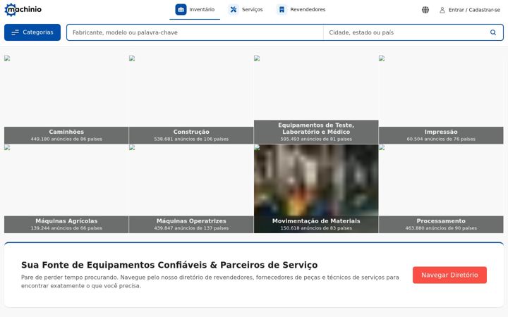 Screenshot of machinio.com.br