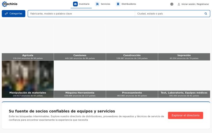 Screenshot of machinio.es
