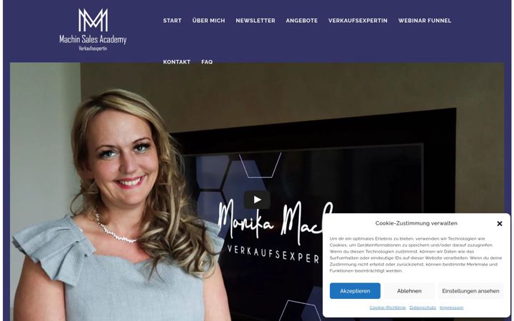 Screenshot of machinsalesacademy.com