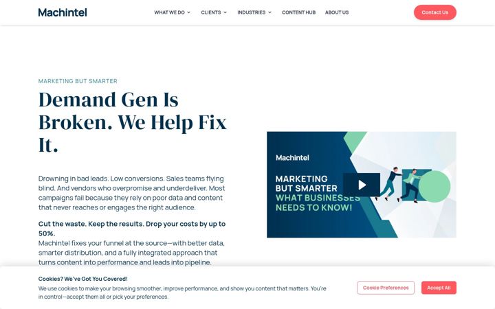 Screenshot of machintel.com