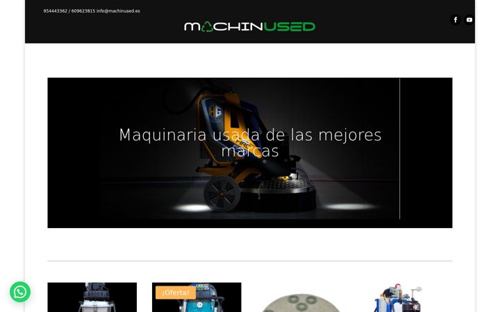 Screenshot of machinused.es