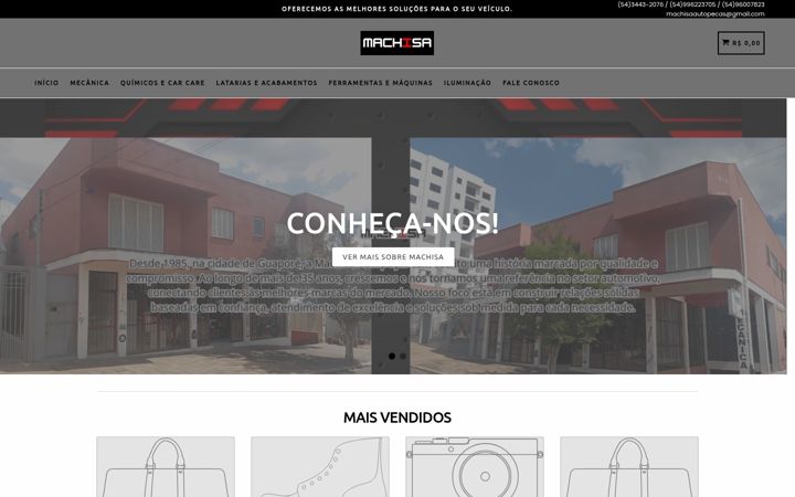 Screenshot of machisa.com.br