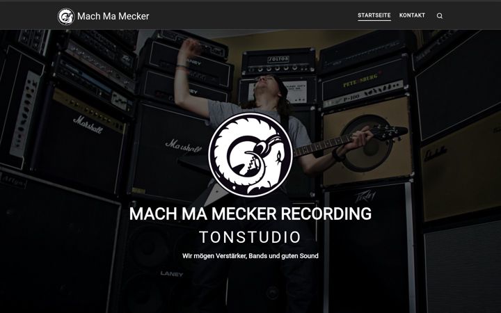 Screenshot of machmamecker-recording.de