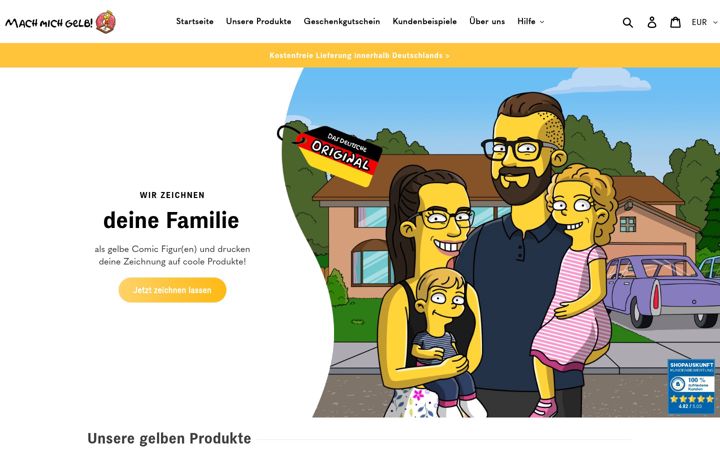 Screenshot of machmichgelb.de