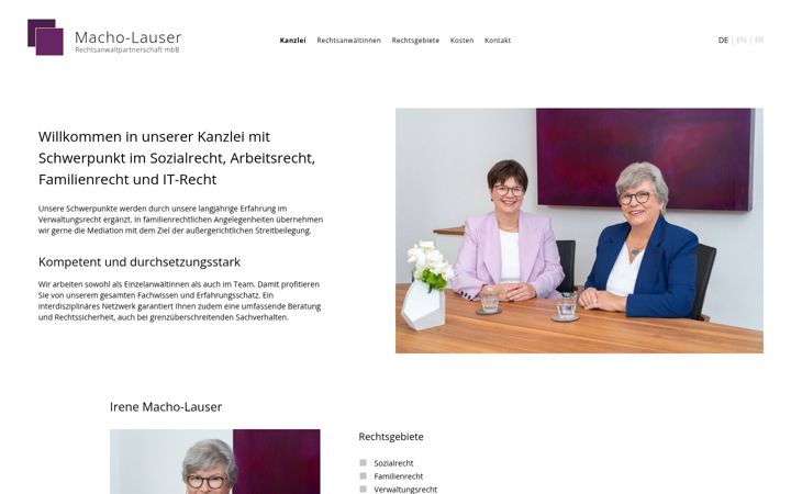 Screenshot of macho-lauser.de