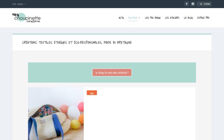 Screenshot of machoupinette.com