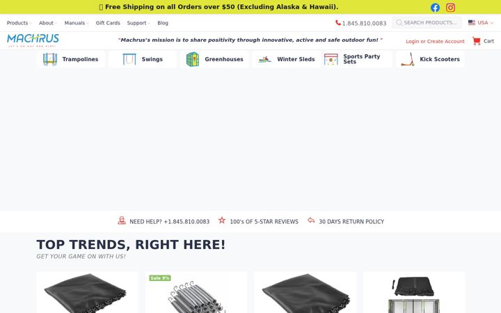 Screenshot of machrus.com
