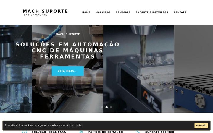 Screenshot of machsuporte.com.br