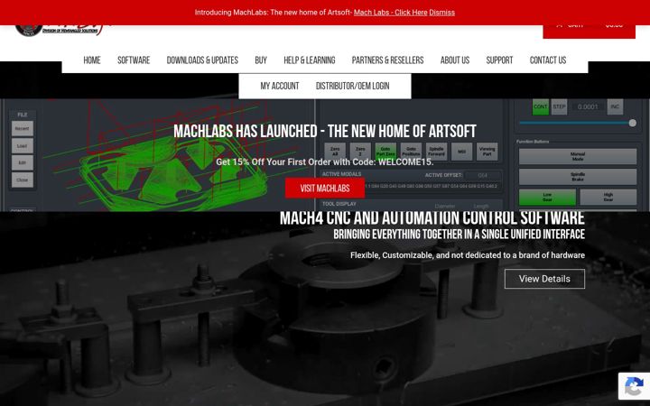Screenshot of machsupport.com
