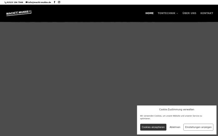 Screenshot of macht-mukke.de
