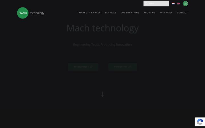 Screenshot of machtechnology.nl