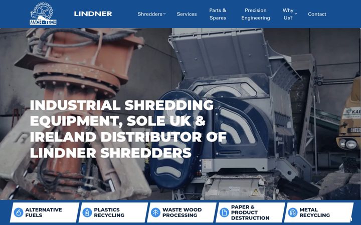 Screenshot of machtechservices.com