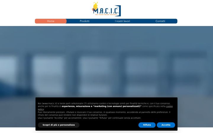 Screenshot of macic.it