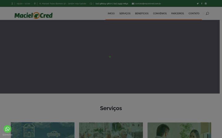 Screenshot of macielcred.com.br