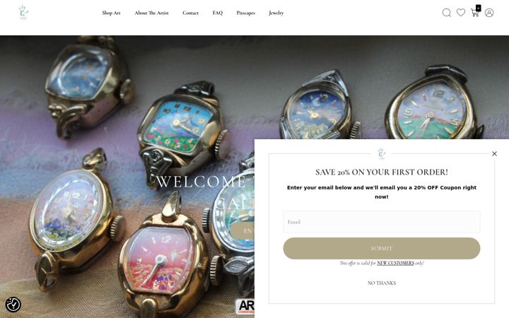 Screenshot of macinafineart.com
