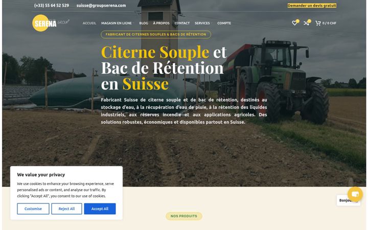 Screenshot of maciterne.ch