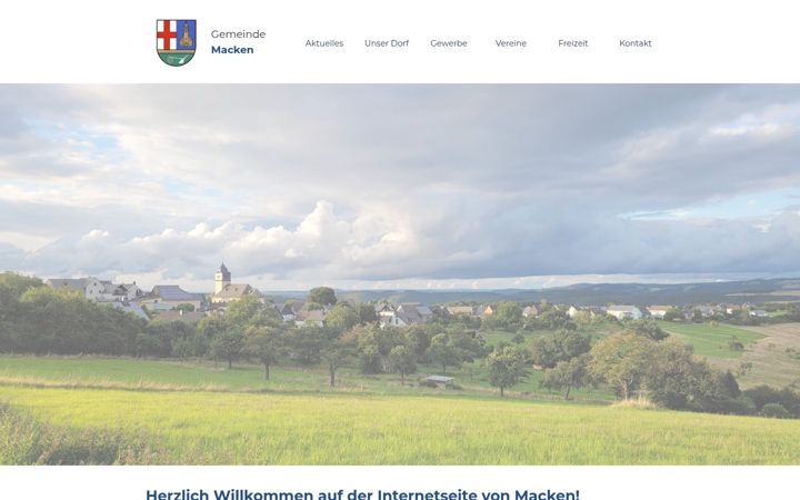 Screenshot of macken.de