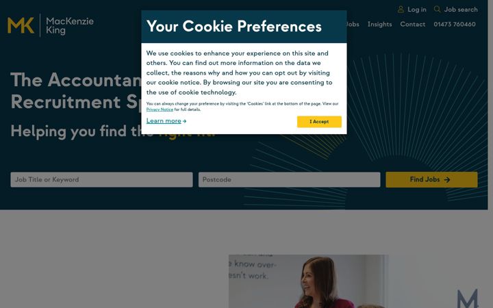 Screenshot of mackenzie-king.com