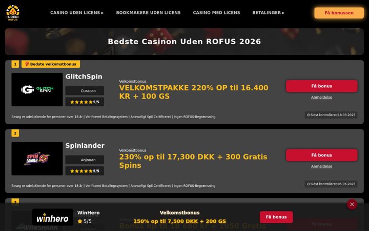 Screenshot von mackiespizza.dk