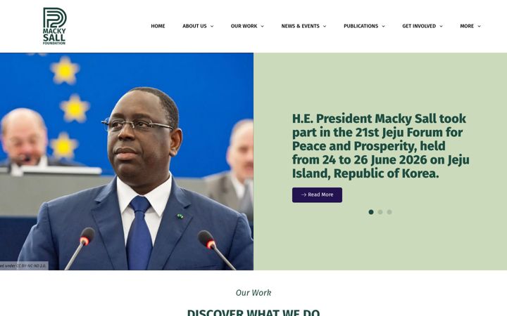 Screenshot of mackysallfoundation-p2d.org