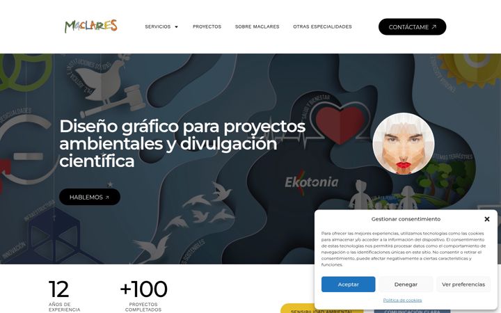 Screenshot of maclares.es
