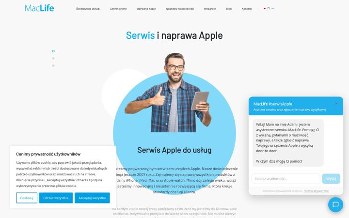 Screenshot of maclife.pl