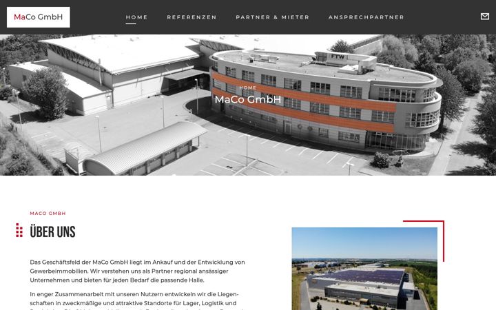 Screenshot of macogmbh.de