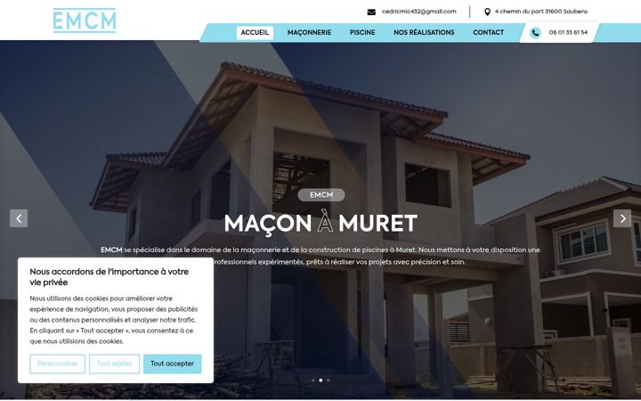 Screenshot of macon-muret.com