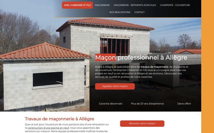 Screenshot of maconnerie-chabanne.com