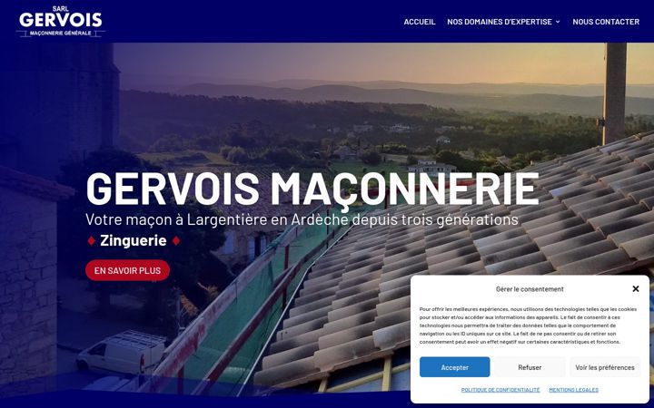 Screenshot of maconnerie-gervois.fr