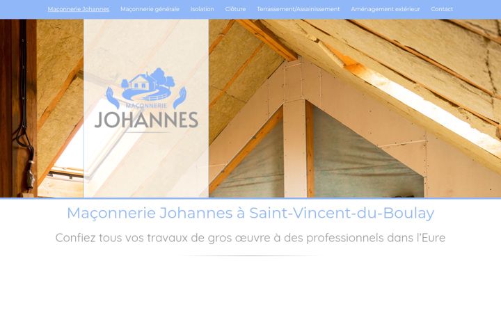 Screenshot of maconnerie-johannes.fr