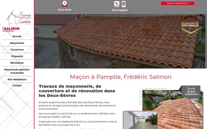 Screenshot of maconnerie-salmon.fr