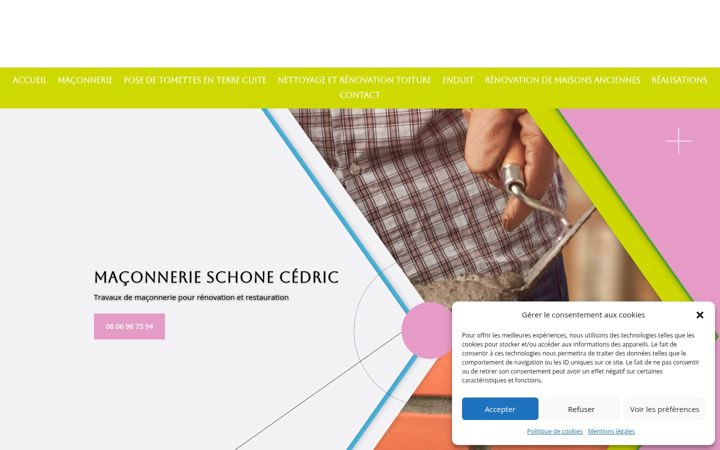 Screenshot of maconnerie-schone.fr