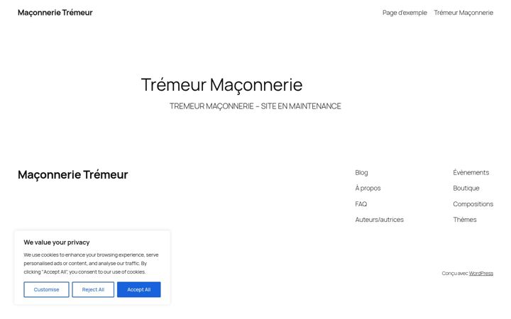 Screenshot of maconnerie-tremeur.fr