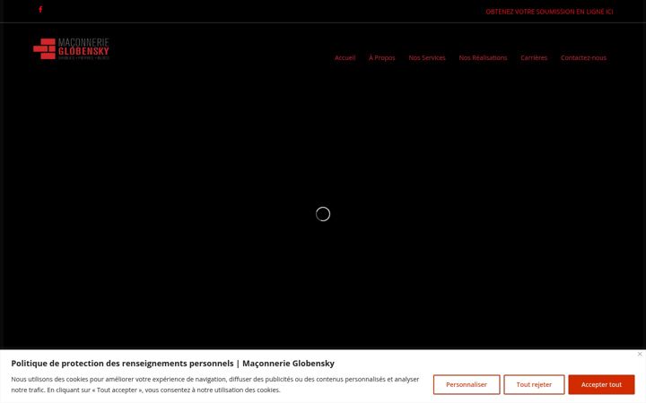Screenshot of maconnerieglobensky.com