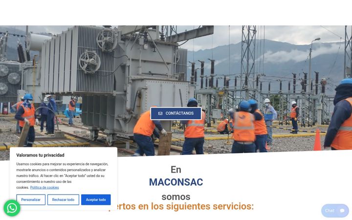 Screenshot of maconsac.com