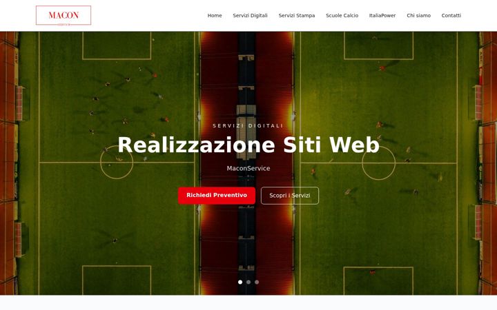 Screenshot of maconservice.com