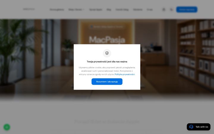Screenshot of macpasja.pl