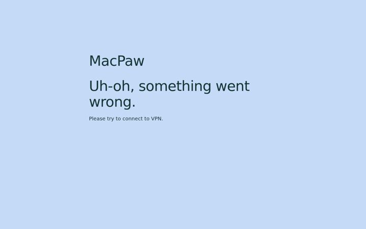 Screenshot of macpaw.dev
