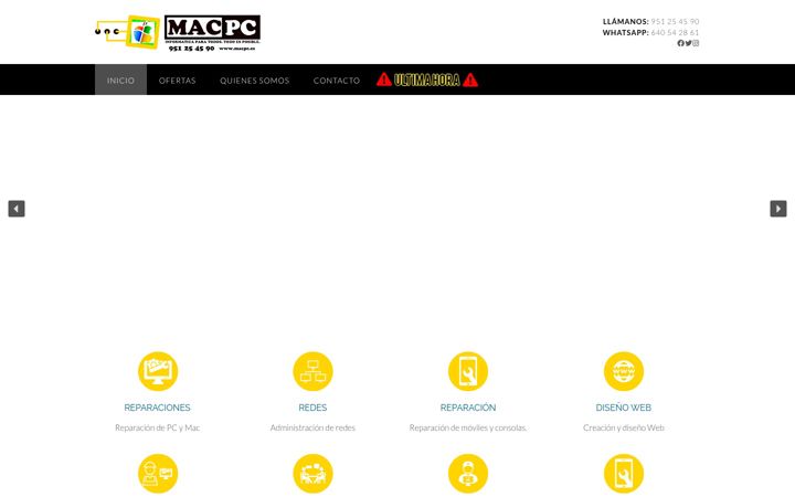 Screenshot of macpc.es